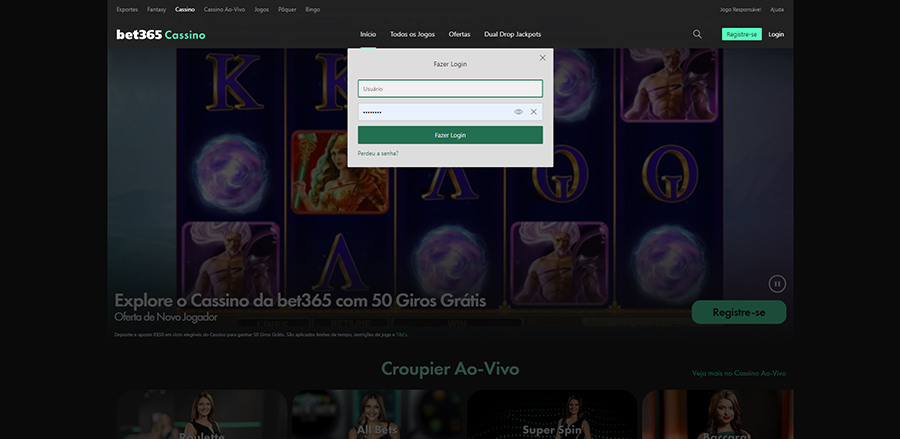 Bet365 Fortune Tiger login