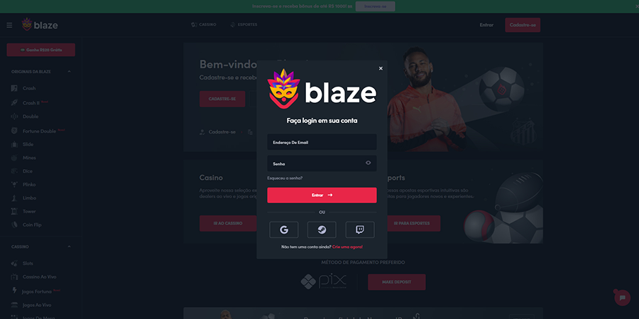 Fortune Tiger Blaze login